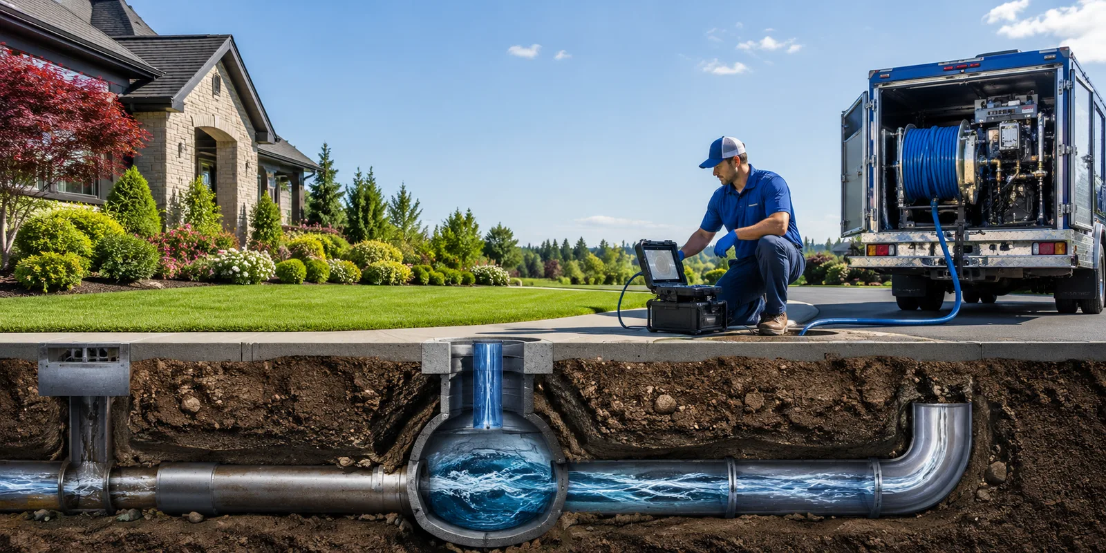 Drainage restoration information for Denton, KS